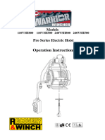 Warrior Scaffold Hoist User Manual