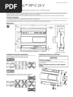 SpaceLogic RP-C 24 V Controller Models Installation Sheet