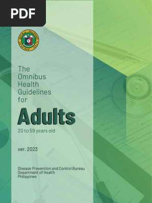 Omnibus Health Guidelines for Adults Version 2023