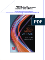 Medical Language Accelerated 2Nd Edition Full Chapter