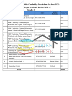 Grade: 3: Al-Aziziah, Jeddah Cambridge Curriculum Section (CCS)