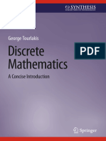 Discrete Mathematics A Concise Introduction