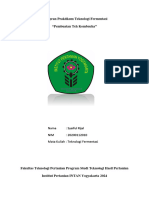 Lapopran Praktikum Teknologi Fermentasi - Pembuatan Teh Kombucha - Syaiful Rijal - 20200112010 Revisi