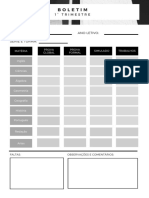 Boletim 1° Trimestre