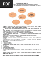 Estrutura Das Palavras