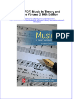 Music in Theory and Practice Volume 2 10Th Edition Full Chapter