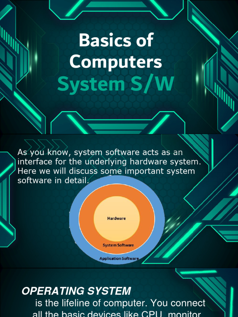 LESSON 4 COMPUTER 10 Basics of Computers System SW | PDF