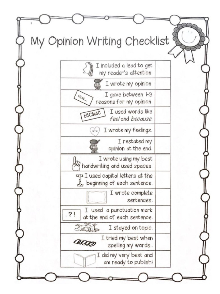Friday Checklist 1 | PDF