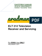 Handout For Television Receiver and Servicing Revised