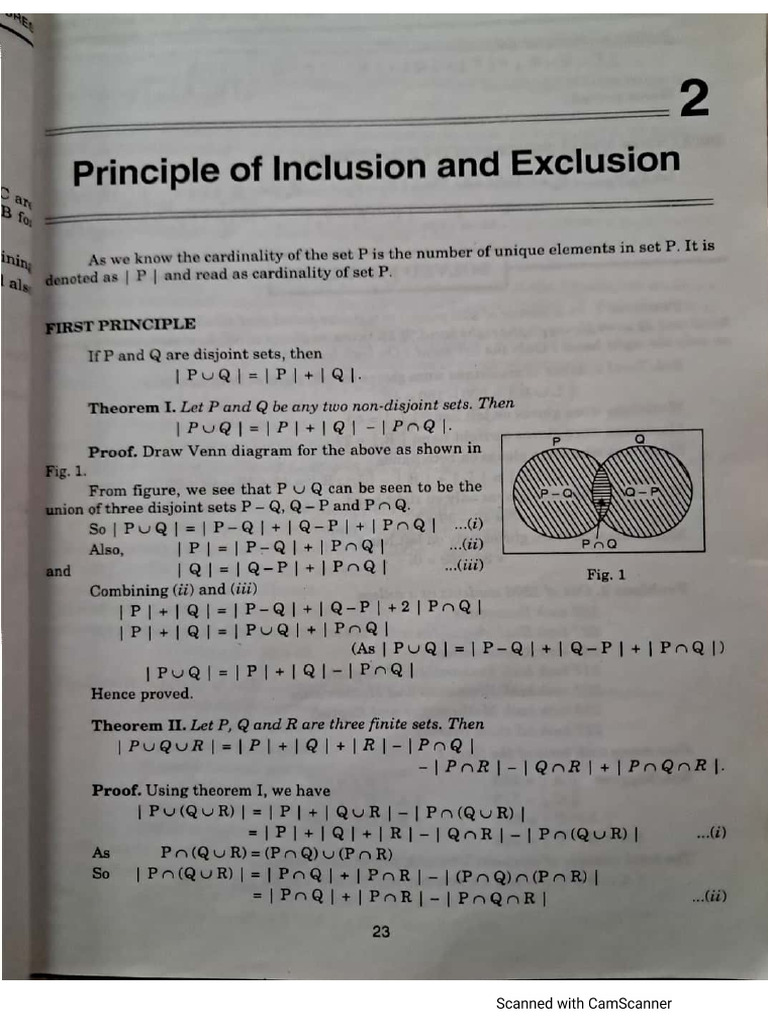 Inclusion And Exclusion Pdf