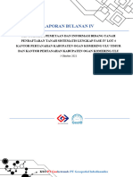 1. LAPORAN BULAN 1_PTSL PM_SUMSEL_KSO PT. GEOHETRANDS, PT. GEOSPATIAL INFODINAMIKA BULAN KE-4