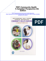 Community Health Nursing A Canadian Perspective 5Th Edition Full Chapter