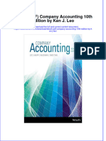 Company Accounting 10Th Edition by Ken J Leo Full Chapter