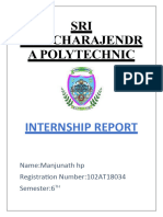 Sri Jayacharajendra Polytechnic Internship Report