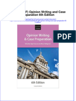 Download Opinion Writing And Case Preparation 6Th Edition full chapter docx