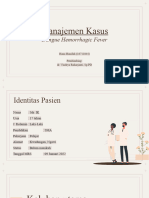 Manajemen Kasus: Dengue Hemorrhagic Fever