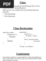 ES 6 Class and Inheritance