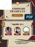 Handmade Trash Can Group F3