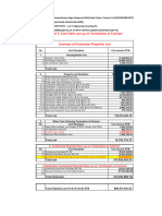 Volume II - Cost Claim (Cost Up On Termination of Contract)