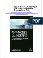 Anti Money Laundering A Practical Guide To Reducing Organizational Risk Full Chapter