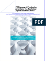 Apparel Production Management and The Technical Package Illustrated Edition Full Chapter