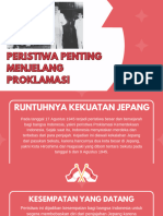 Peristiwa Penting Menjelang Proklamasi