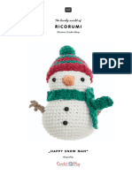 09 Xmas Crochet Along - Happy Snowman - FR