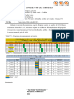 Informe Del Programa de Mantenimiento de Bombas Jack Pot Julio - SEM 3