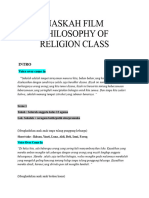 Naskah Film Philosophy of Religion Class