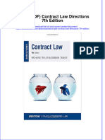 Contract Law Directions 7Th Edition Full Chapter