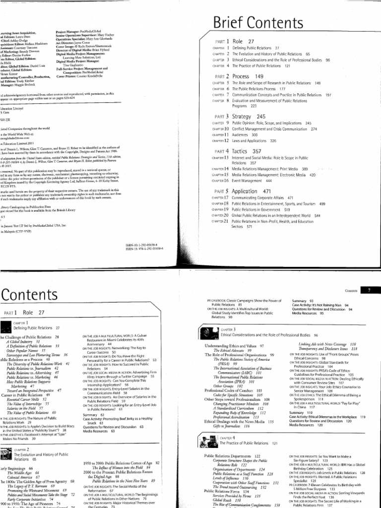 Public Relations | PDF