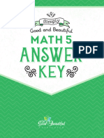 Math 5 Answer Key 1.2
