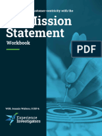 Customer Experience Mission Statement