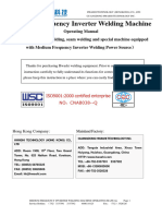 Medium Frequency Welding Controller Manual