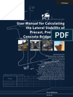 User Manual for Calculating the Lateral Stability of Precast, Prestressed