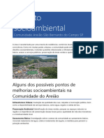 Progeto Socioambiental