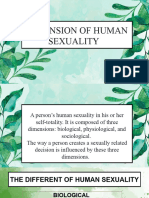 3 Dimensions of Human Sexuality