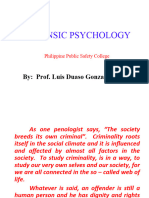 Forensic Psychology