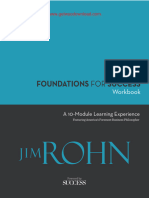 Jim Rohn Digital Course Workbook