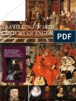 Travelling in 16th Century of England