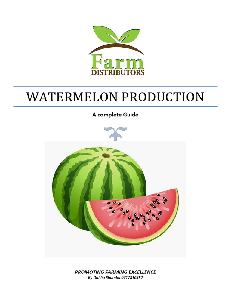 Watermelon Complete Guide. | PDF | Watermelon | Fertilizer