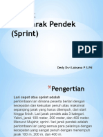 Lari Jarak Pendek Sprint