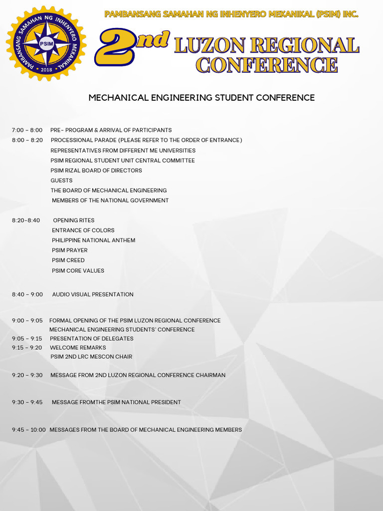 LRC Mescon Program | PDF
