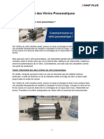 Test des Vérins Pneumatiques