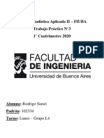91.30 - Estadística Aplicada II - FIUBA Trabajo Práctico N°3 1° Cuatrimestre 2020