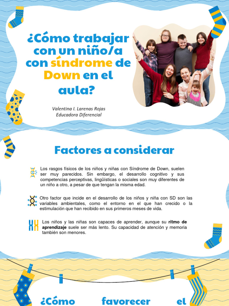 Estrategias para enseñar a niños con Down | PDF