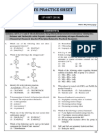 AITS-03 12th Ass - Chemistry - Practice Sheet