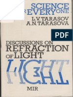 (SCIENCE For EVERYONE) L. V Tarasov - Discussions On Refractions of Light (Science For Everyone) - MIR (1984)
