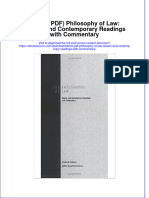 Philosophy of Law Classic and Contemporary Readings With Commentary Full Chapter