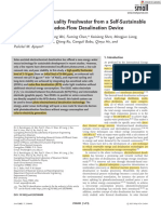 2021 - Achieving High-Quality Freshwater From A Self-Sustainable Integrated Solar Redox-Flow Desalination Device